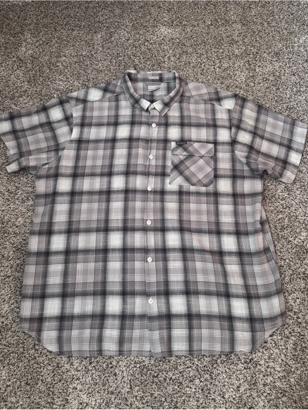 Columbia Mens Button Down Casual Shirt  XXL
